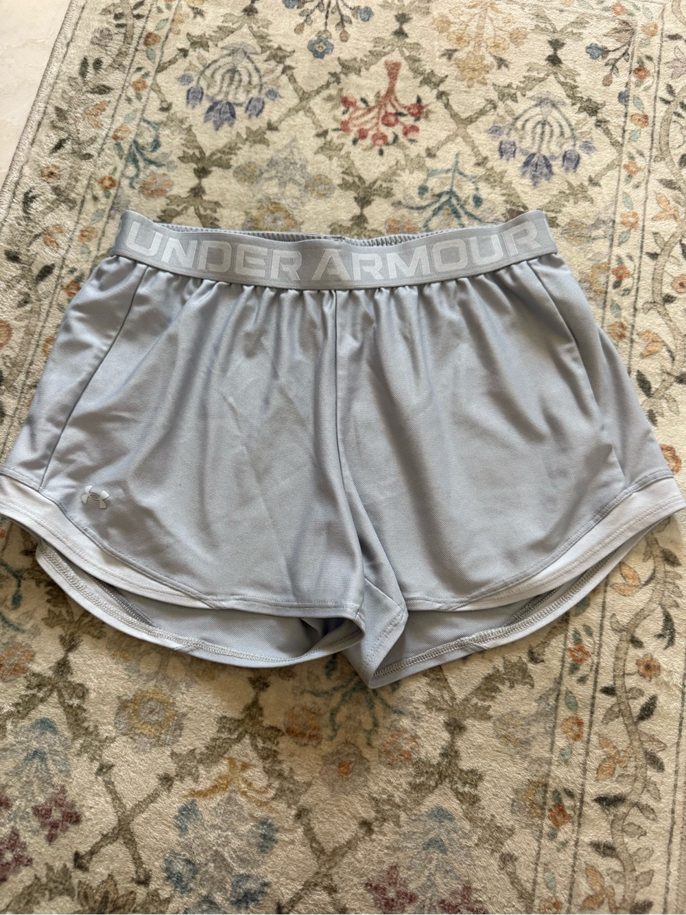 Under Armour Light Gray Athletic Shorts